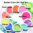 Builder Color Gele Set 15ml